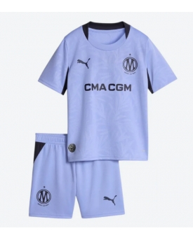 Billige Fotballdrakt Olympique de Marseille Replika Tredjedraktsett Barn 2026-27 Kortermet (med bukser)